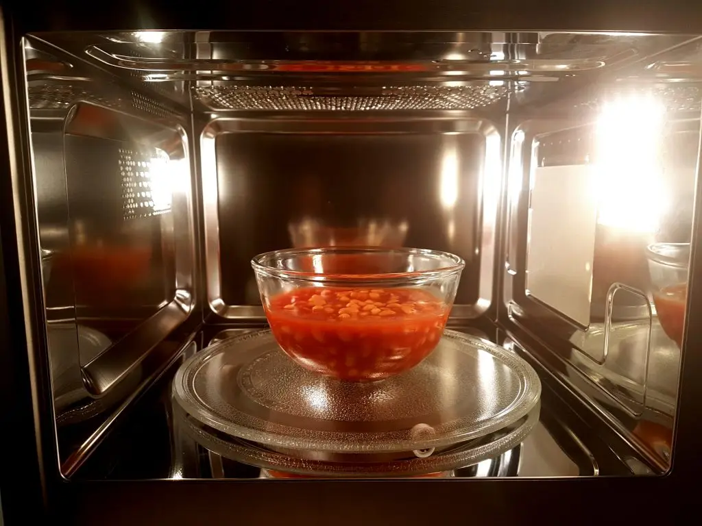 Microwave lit with LED lights for Commercial